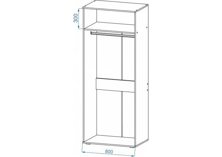 Шкаф для одежды схема