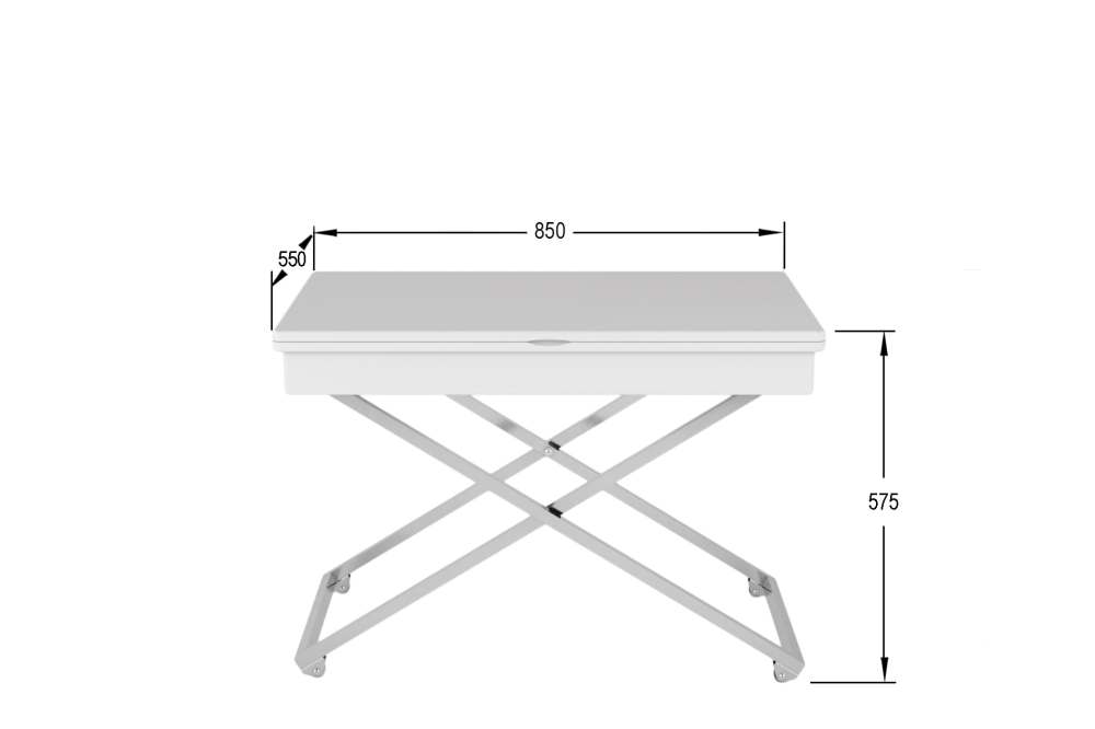 Стол-трансформер «Андрэ Менсола» белый