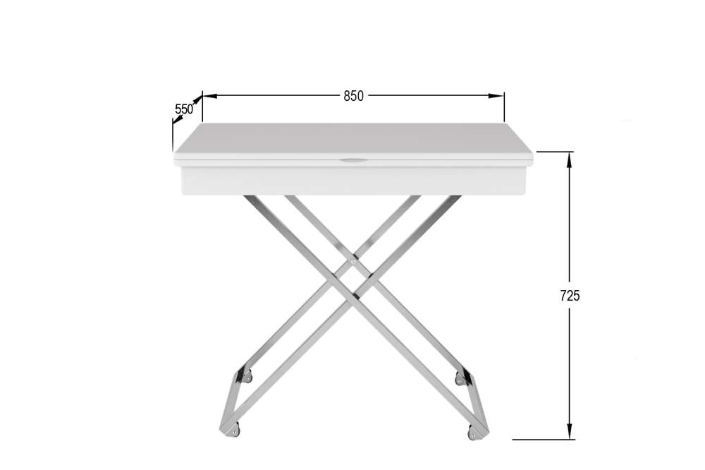 Стол-трансформер «Андрэ Менсола» белый