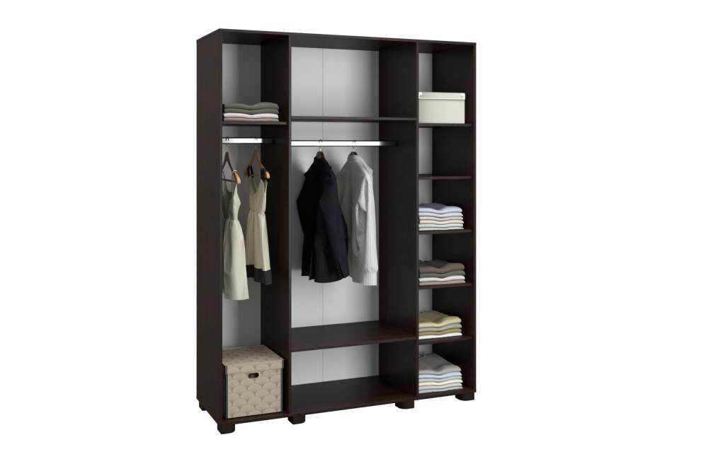 Шкаф четырёхдверный внутреннее наполнение